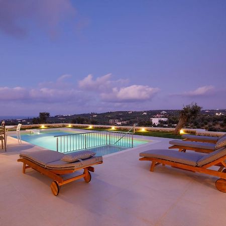 Apartment Tilio - New Apartment With Private Pool 1400M From The Beach Rethymno Exterior foto