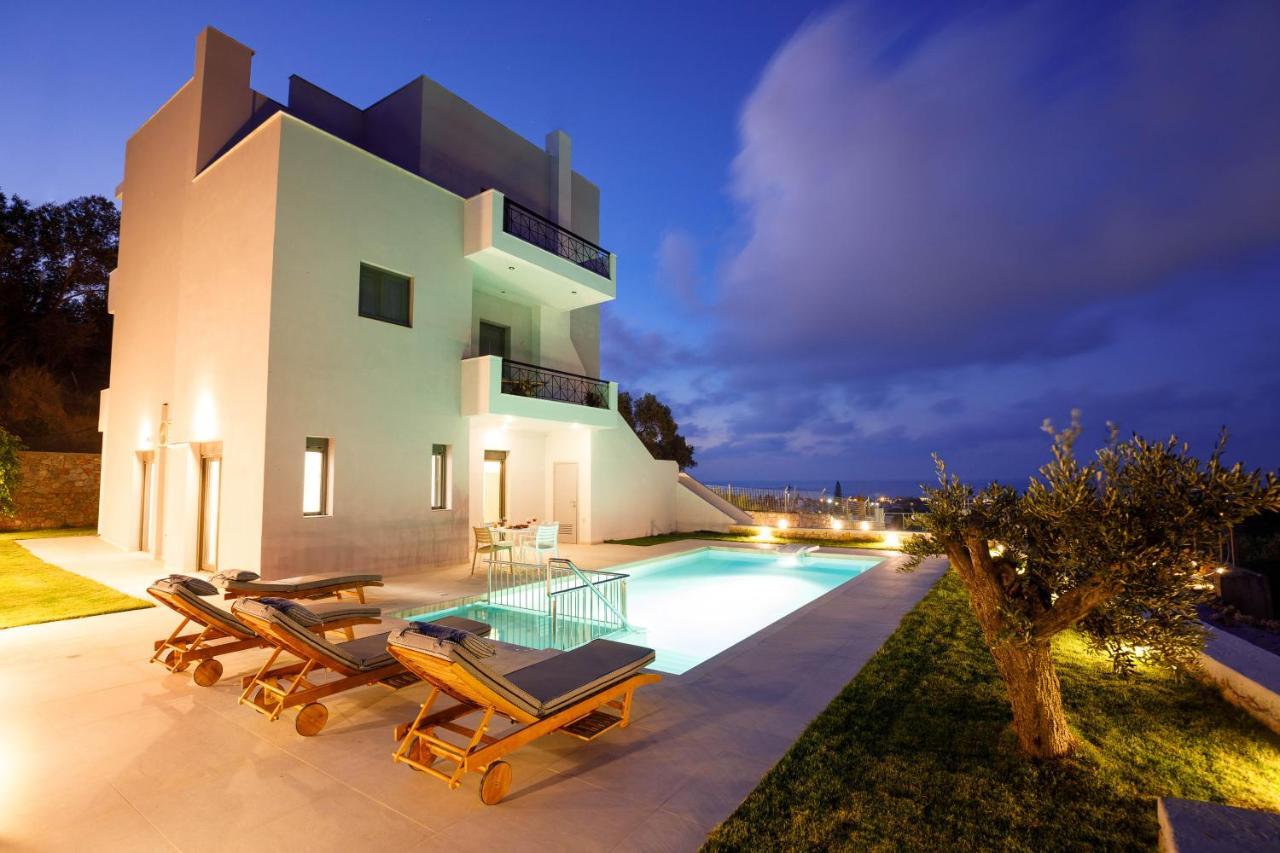 Apartment Tilio - New Apartment With Private Pool 1400M From The Beach Rethymno Exterior foto