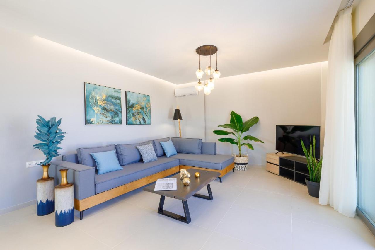 Apartment Tilio - New Apartment With Private Pool 1400M From The Beach Rethymno Exterior foto